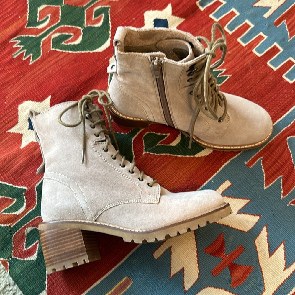 Seychelles Irresistible Boot in Sand Suede